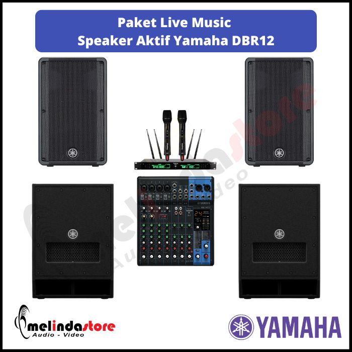 Paket Live Music Speaker Aktif Yamaha DBR12 Paket Live Music Speaker Aktif Yamaha DBR12